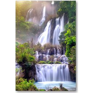Thi lo su (tee lor su) - de grootste waterval in Thailand - 60x90 Dibond voor Binnen én Buiten - Landschap