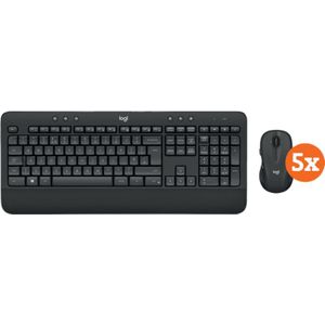 Logitech MK545 Draadloze Toetsenbord en Muis QWERTY 5-Pack