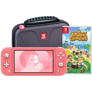 Game onderweg pakket - Nintendo Switch Lite Koraal