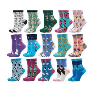 Sokken dames 12 paar - Jaar box - Gift box - mix - random - surprise - wit - blauw - geel - groen - 36-40