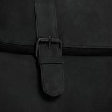 Daniel Ray Leather Rolltop Rugzak 15.6'' Arvada Zwart