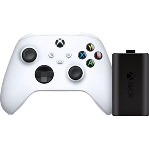 Xbox Series X & S Wireless Controller Robot Wit + Play and Charge Kit