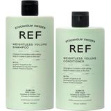 REF - Weightless Volume Set - Shampoo & Conditioner - Vegan - Sulfaatvrij - Parabenenvrij