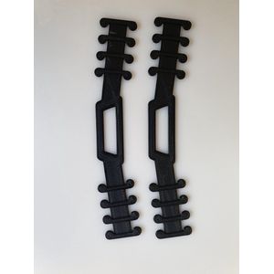 EarComfort MEDISCH GETEST LUXE 10 stuks zwart - Earsaver - Ear saver - Mondkapjes dragen zonder pijn en irritatie - earsavers mondmasker - aantrekhulp - mondkapje beschermstuk - draagband mondmasker - beschermer - strip voor mondkapje - earbuddie