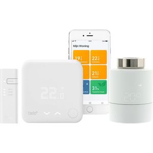 Tado Slimme Thermostaat V3+ Startpakket + 1 radiatorknop