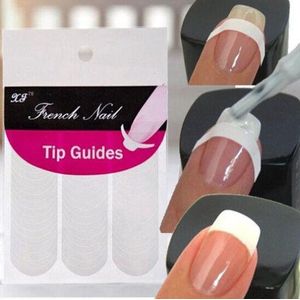 French Manicure Smile Line Nagel Stickers - Nail Art - 96 stuks - Kunstnagels - Tip Guides