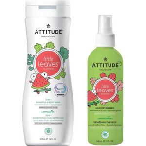 Attitude - Little Leaves Watermelon Cocos Hair Set