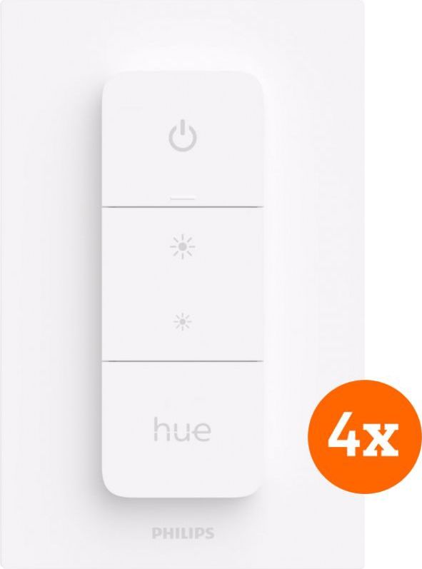 Philips, Lichtschakelaars + Stopcontacten, Hue Draadloze dimmer 4-pack
