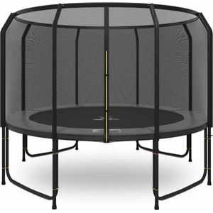 Magic Jump - Trampoline met veiligheidsnet Fiber - ø 366 cm - Grijs - Buitenspeelgoed - Outdoor