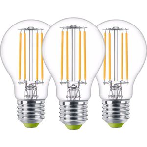 Philips LED Filament lamp - 2,3W - E27 - warm wit licht 3-pack