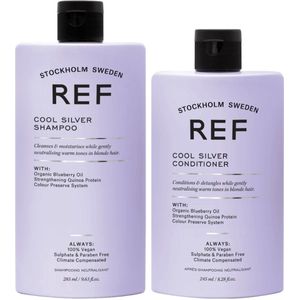 REF - Cool Silver Set - Shampoo & Conditioner - Paarspigment - 100% Vegan