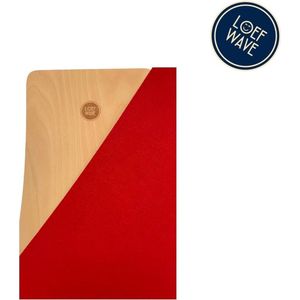 LOEF WAVE Original® Balance  board - Miami Red - balansbord - Balance Board – balansspeelgoed – balanstrainer – balansbord kinderen – balansplank