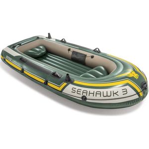 Intex Seahawk 3 Rubberboot - Boot - opblaasboot - Intex - Waterplezier - Roeien - watersport