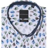 Lange Mouw Overhemd - Wit - Heren - 100% Katoen - Regular Fit