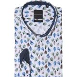 Lange Mouw Overhemd - Wit - Heren - 100% Katoen - Regular Fit