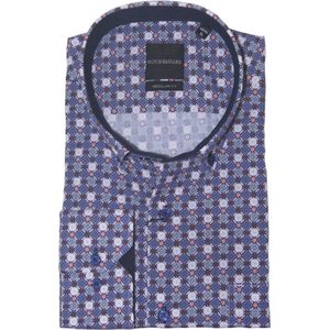 Lange Mouw Overhemd - Heren - Lila - Katoen - DPG1794/V1R