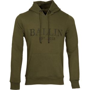 Ballin - Hoodie - Heren - Army - Katoen - 2368