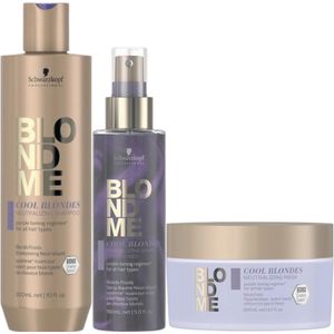 Blond Me - Purple Toning XL Set - 300+250+200ml - Haarkleuring