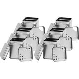 Zilver - Kruidenblikjes - 6 Stuks - Met Strooier