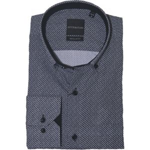 Dutch Bastard T1695/v04 - Overhemd - Blauw - Katoen/Polyester - Borstzakje