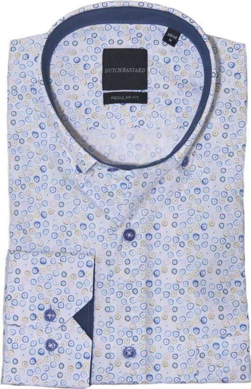 Dutch Bastard - Dgp1103/v4r - Overhemd - Regular Fit - 80% Katoen/20% Polyester