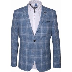 Carter & Davis - 2628-8434 - Colbert - Modern Fit - Allover Print - Linnen Geruit Dessin