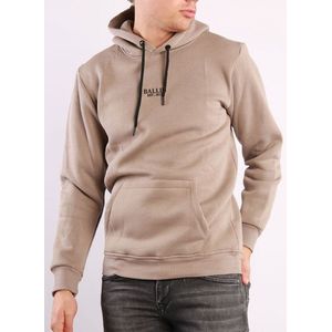Ballin - Hoodie - Heren - Kiezel - Katoen - 2350