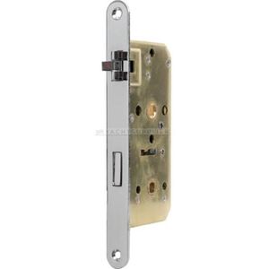 Insteekslot 105K WC Rechts 50/8mm Messing Chroom drie-delige anti-rammel schoot
