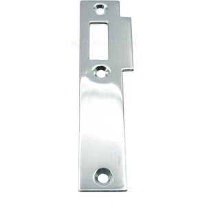 Sluitplaat 106 95x23mm - Links - Loop - Messing mat chroom - S&B 226002.9