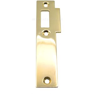 Sluitplaat 106 95x23mm - Links - Loop - Messing gepolijst - S&B 226002.4