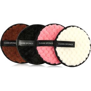 Herbruikbare Wattenschijfjes XL - Wasbare Wattenschijfjes - Stipco - Make-Up Pad XL (wattenschijfjes vervanger) MIX Vier-kleuren