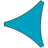 Velleman Schaduwdoek driehoek 3,6x3,6x3,6m Hemelsblauw metset