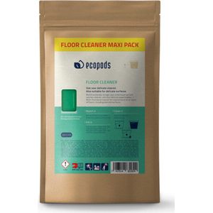 Ecopods Vloerreiniger Maxi Pack 160 stuks, Ecologisch Krachtig en Wateroplosbare Capsules Vloerreinigingsmiddel voor o.a. Laminaat, Parket, Natuursteen