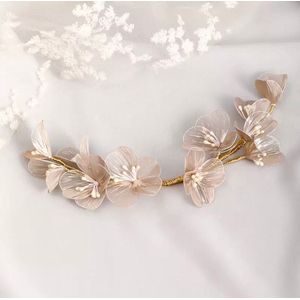 TATIANA rose goudkleurige bruidsspeld - haaraccessoire bruiloft