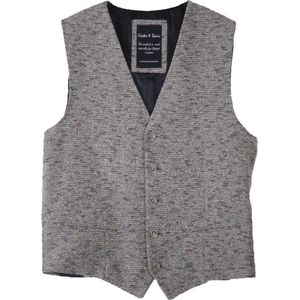 Carter & Davis Lange mouw Vest - 2649-9432 Gilet Beige (Maat: 50)