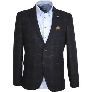 Carter & Davis - Casual colbert - Heren - 52 - Blauw - Katoen - 2628-3427