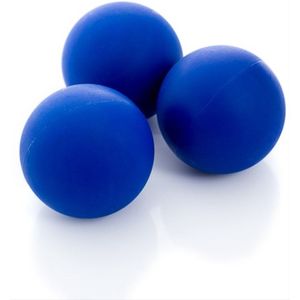 Muscle Power - Lacrosse Massage Bal - Zwart - Rubber