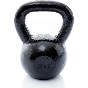 Muscle Power Gietijzeren Kettlebell - Zwart - 20 kg