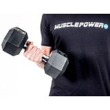 Muscle Power Hexa Dumbell - 22.5 kg - Per Stuk