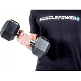 Muscle Power Hexa Dumbbell - Per Stuk - 30 kg