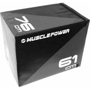 Muscle Power Soft Plyo Box - Zwart
