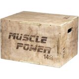 Muscle Power Houten Plyo Box Klein