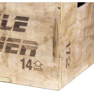 Muscle Power Houten Plyo Box Klein