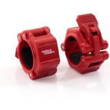 Muscle Power Quick Lock Collars - Rood