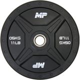 Muscle Power Olympische Bumper Plate - 50 mm - 5 kg