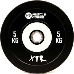 Muscle Power Bumper Plate Pro - Olympische Halterschijf 50 mm - 5 kg