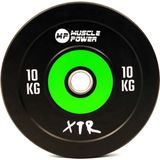 Muscle Power Bumper Plate Pro - Olympische Halterschijf 50 mm - 10 kg