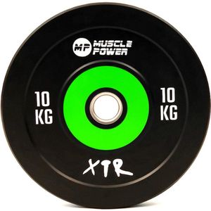 Muscle Power Bumper Plate Pro - Olympische Halterschijf 50 mm - 10 kg