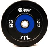 Muscle Power Bumper Plate Pro - Olympische Halterschijf 50 mm - 20 kg