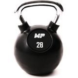 Muscle Power Rubberen Kettlebell - Zwart - 28 kg